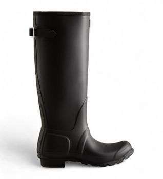 Hunter para mujer. WFT1001RMA Botas Orig Back Adjustable negro (36), Plano, Ninguno, Casual