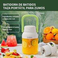exprimidor portatil 33 oz recipiente usb-c recargable facil de limpiar adecuado para exprimir frutas y verduras