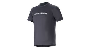 Maillot de manga corta alpinestars  p a dura switch  p para ninos negro