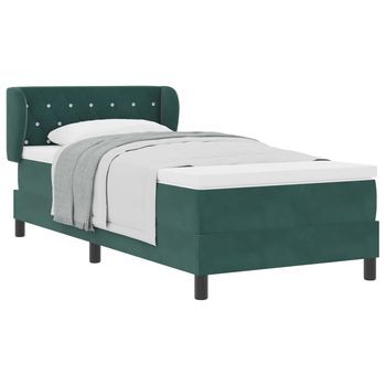 Cama Tapizada 203x103x88 Cm  - Verde