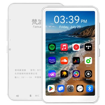 Reproductor Multimedia WiFi Portátil con Pantalla IPS de 4 Pulgadas, Sistema Android 10, Reproductor de Música y Video, Altavoz Estéreo, Grabadora de Voz para Viajes