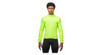 cortavientos ultraligero de manga larga van rysel amarillo fluorescente para hombre
