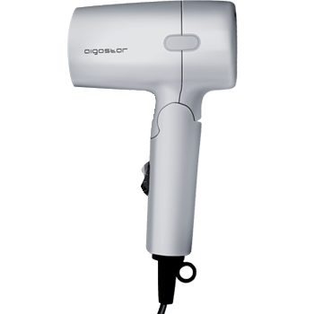 Aigostar Gale - Secador de Pelo-Secador Pelo de Viaje con Mango Plegable, Portátil, Protección de Seguridad, 2 Velocidades y Ajustes de Temperatura-Gale