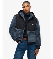 superdry para mujer w5012156a chaqueta super soft hybrid marino s negro casual poliester