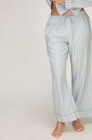 hunkemoller petite pantalones de pijama woven azul