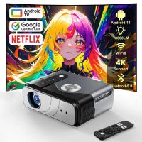 certificado por netflix y google tv proyector caiwei a8k 4k uhdgoogle android tv 14010000 lumenes2g ram32g romen