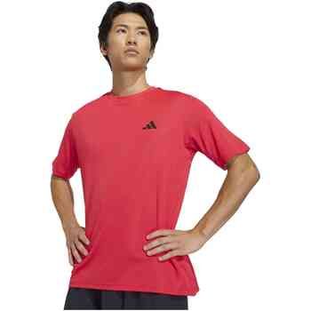 adidas Camiseta Camiseta Workout Essentials Base manga corta rojo para hombre