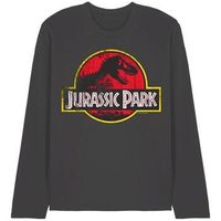 jurassic park camiseta manga larga tv35312 para hombre