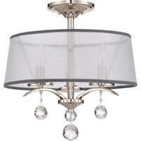 semiplafon de techo whitney 3 luces