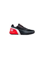 zapatillas de tenis wilson rush pro clay hombre negrorojoblanco