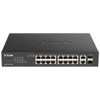 conmutador d-link dgs-1100-18pv2 16 puertos gigabit poe gestionado l2 rack 1u