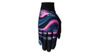 guantes largos de mujer dharco trail aurora negro rosa