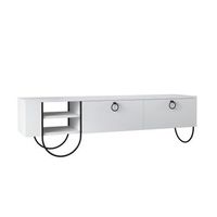 mueble tv norfolk blanco