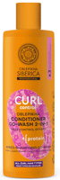 natura siberica acondicionador co-wash 2 en 1 curl control 400 ml