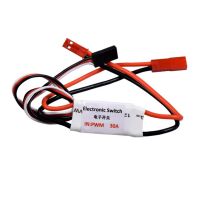 modulo de interruptor electronico de 30a 37v-27v 1s-6s con luz led para aviones rc fpv