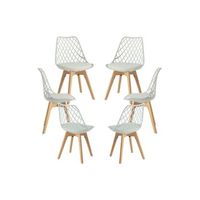 pack 6 sillas mima de polipropileno 824943 cm - menta