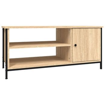 Mueble Para Tv Madera Contrachapada Roble Sonoma 100x40x45 Cm