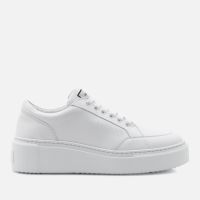 valentino womens baraga summer embossed leather flatform trainers - uk 7