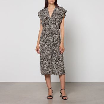Marant Etoile Epolia Printed Midi Dress - UK 14