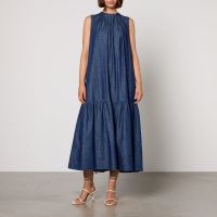 weekend max mara turchia denim dress - uk 6
