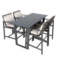 conjunto coctail de jardin onix - antracita