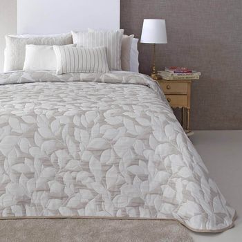 Colcha Capa Ocanya Beig, 150cm