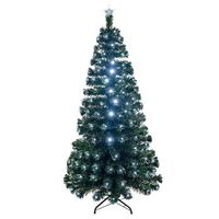 arbol de fibra optica verde cluz con altavoz bluetooth 120cm 65x65x120 cm color verde