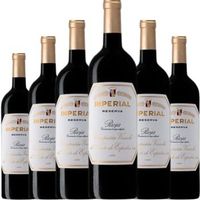 cune imperial reserva vino tinto espanol con notas de fruta madur 75 cl 14  pack 6 botellas
