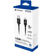 cable usb hori spf-015u usb-a a usb-c 3 m trenzado ps5 dualsense