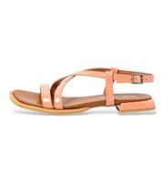 art para mujer 1200111ax003esp sandalias de piel 2001 bergamo naranja 40 plano 1 a 3cm hebilla casual