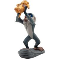 figura rafiki y simba pride rock el rey leon disney 10 cms