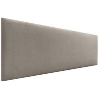 dhome cabecero de terciopelo liso 145x60 camas 120135140 - marron