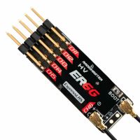 radiomaster er6-ger6-gv 24ghz 6ch expresslrs elrs rx 50mw receptor pwm con soporte de telemetria de voltaje para drone