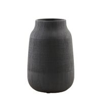 jarron de ceramica color negro s