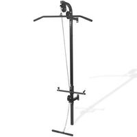 gimnasio en casa de pared con 2 poleas vidaxl