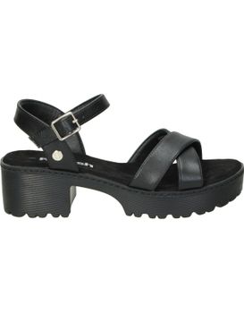 Sandalias Con Tacón Veganas Para Mujer Refresh 79281 Negro 37