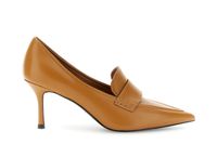 zapatos mocasin de piel biscuit