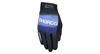 Dharco guantes largos de carrera ultra violeta para hombre