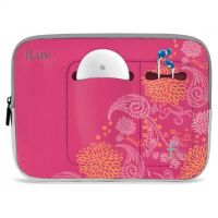iluv funda de neopreno rosa para tabletportatil hasta 102