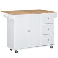 carrito de cocina 1288x755x925 cm blanco