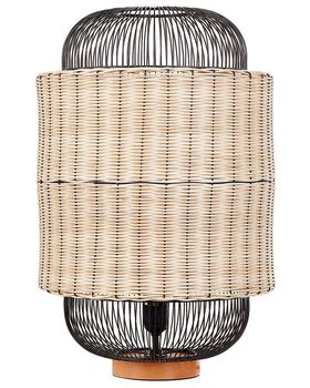 Lámpara de mesa  ratán natural