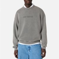 axel arigato distort washed cotton-jersey sweatshirt - m