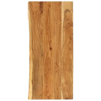 Encimera Para Armario Tocador Madera Maciza Acacia 140x52x3,8cm Cfw60874