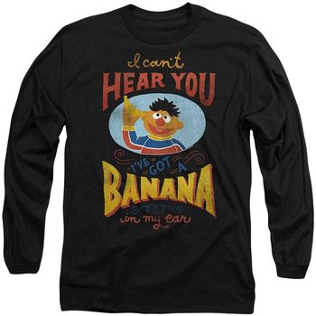 Sesame Street Camiseta manga larga Banana In My Ear para hombre