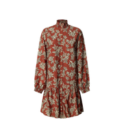 pepe jeans para mujer pl9537693 vestido paloma marron s casual viscosa manga larga