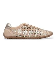 carmela para mujer 16325901-beige zapatillas 163259 marron 39 piel plano cordones casual