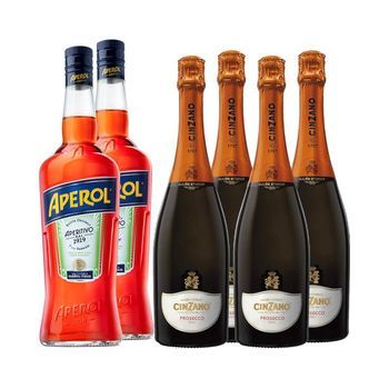 Pack 6 Botellas Perfect Aperol Spritz  Italia  500 Cl. 10.0º
