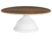 soporte para tartas  metal blanco