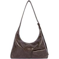 lancaster bolso de mano bolso hobo con cremallera m retro kba marron para mujer