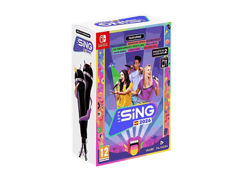 Nintendo Switch Let's Sing 2026 + 2 Micrófonos